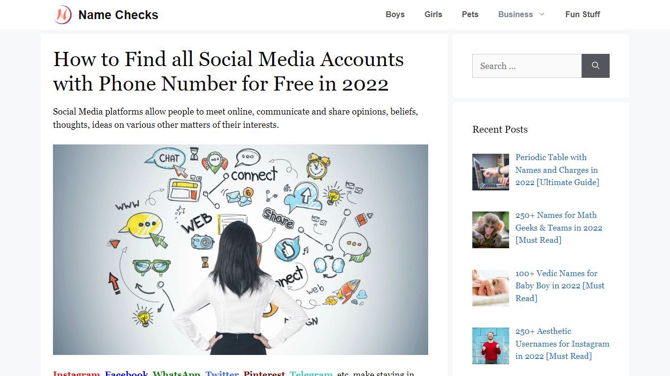 How to Find all Social Media Accounts with Phone Number for Free in ...